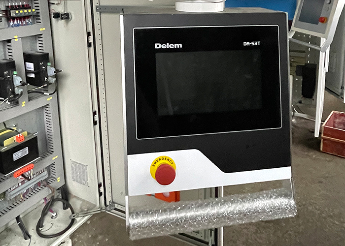 CNC press brake control system and safety components