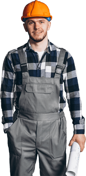 Worker with Blueprint